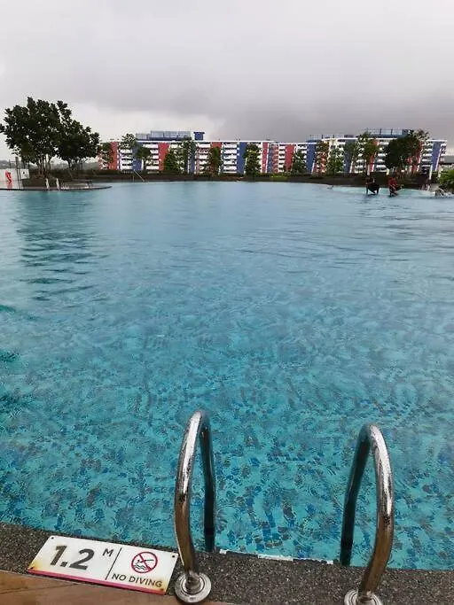 Apartament A1403 Jb City Sks Habitat Larkin 2Br 6Pax 100Mbps Netflix!! By Stay Johor Bahru Malezja
