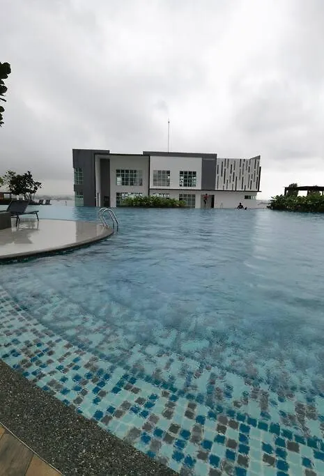 A1403 Jb City Sks Habitat Larkin 2Br 6Pax 100Mbps Netflix!! By Stay Johor Bahru